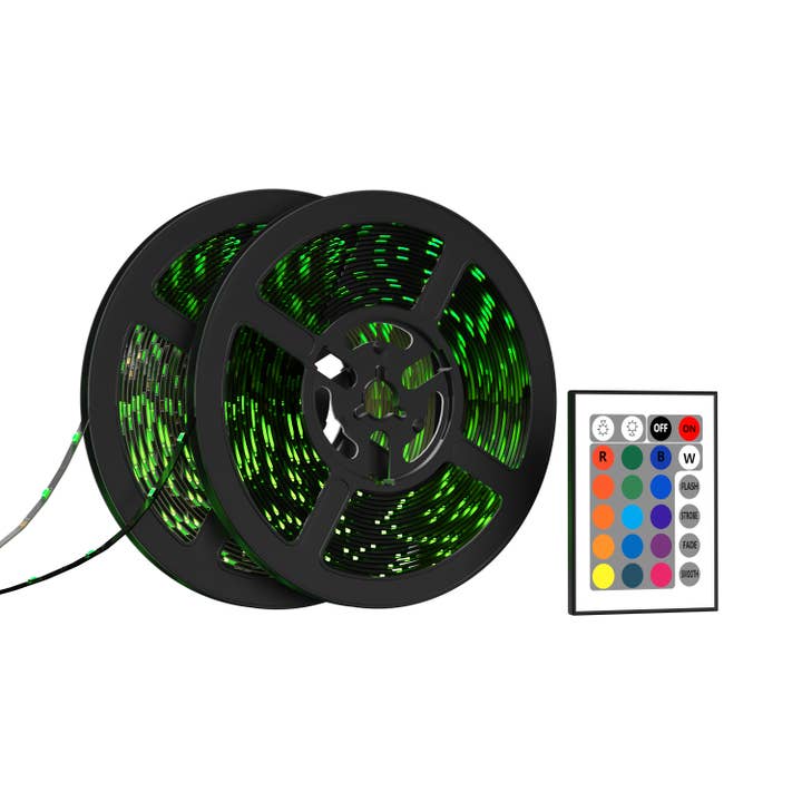 LAX Gadgets - Wholesale String Lights - 100 Feet Led Strips with Remote Control- Retail Packaging