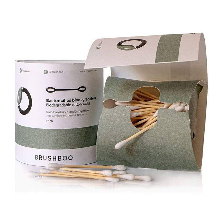Brushboo - Wholesale Toothbrush - Biodegradable Bamboo Sticks1