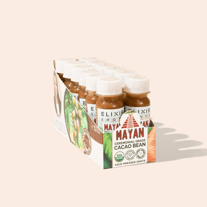 Elixir Shots - Wholesale Wellness Juice/Tonic - Mayan - Organic Cacao Superfood Shot1