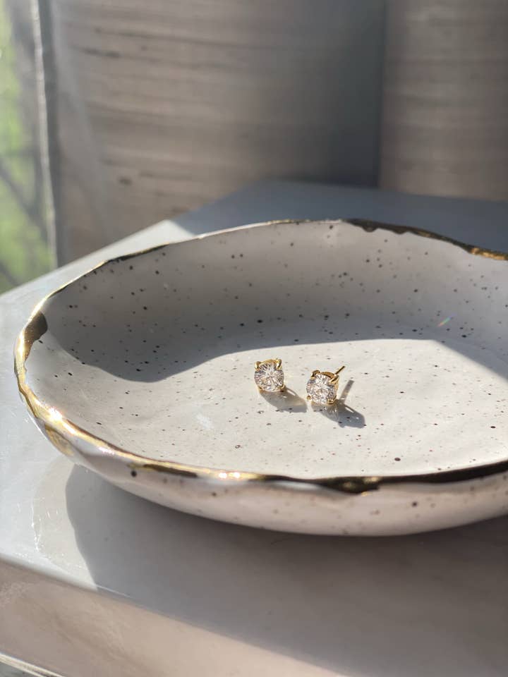 6mm guld Crystal dubbar för wholesale av BELLA BUDDHA BEADS