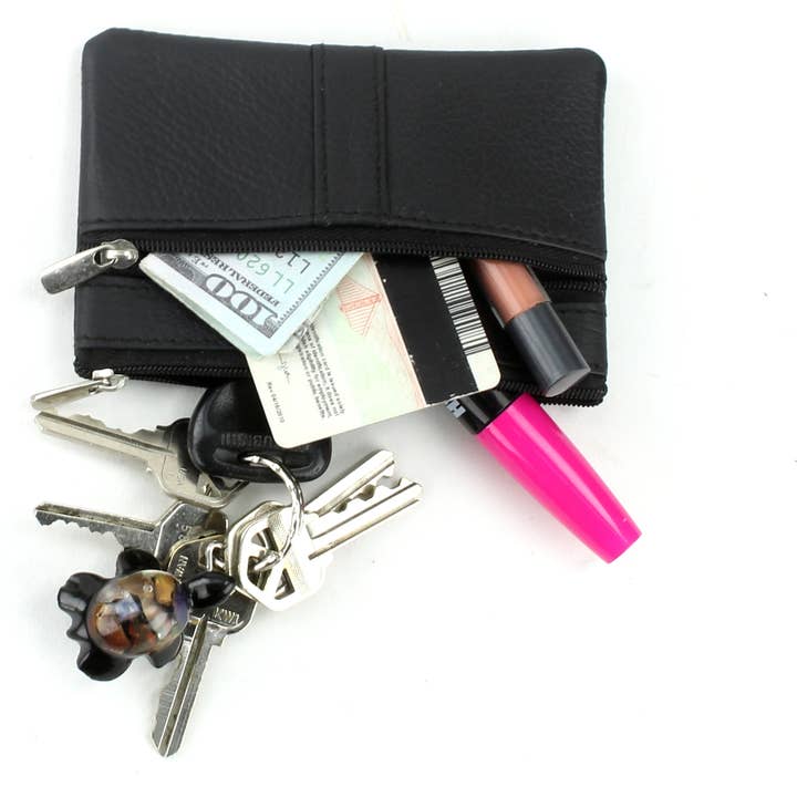 Leather Impressions Inc - Vente Porte-monnaie – femme - Porte-monnaie en cuir de vachette 30032