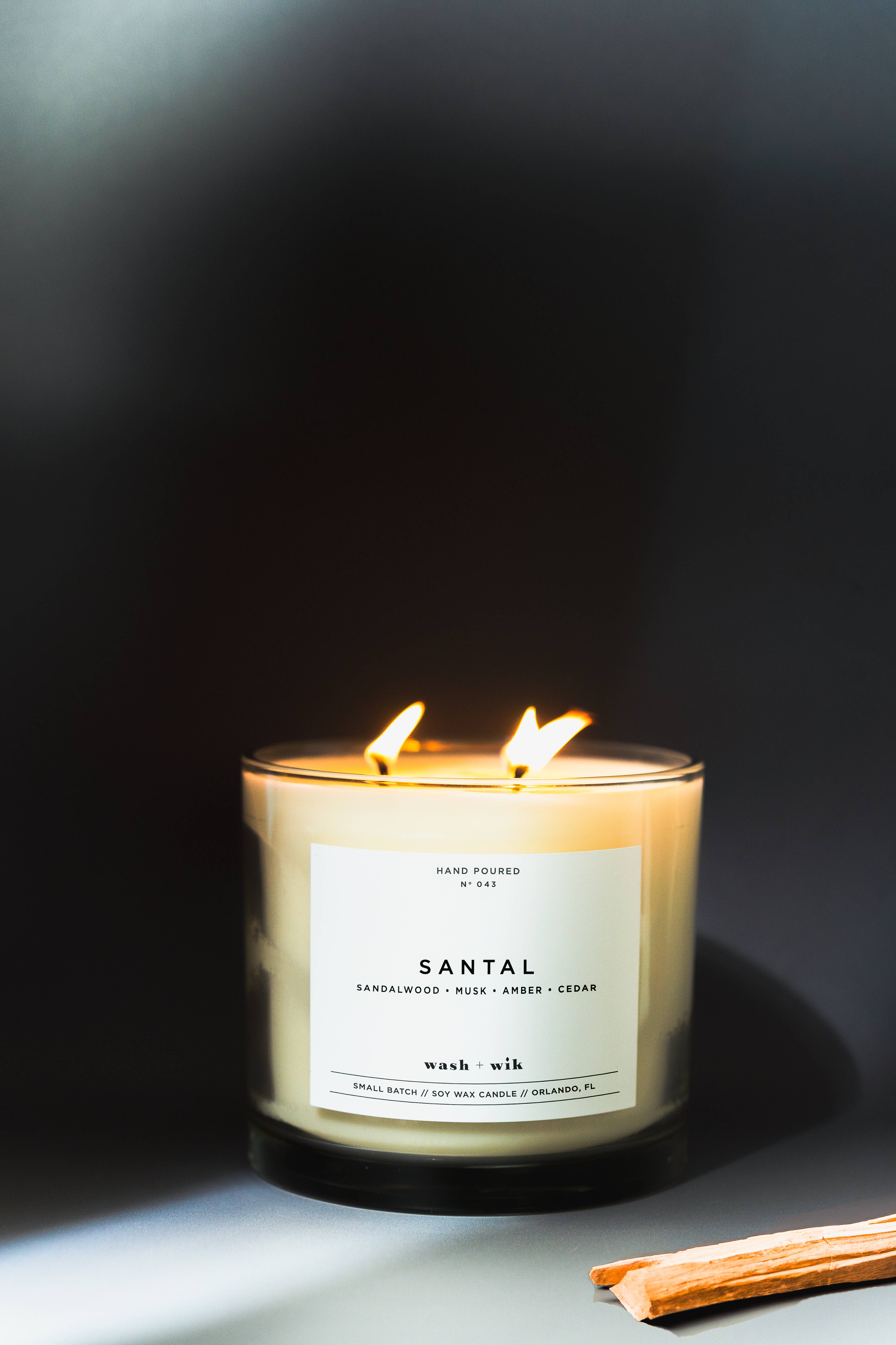 Wash and Wik - Wholesale Jar/Filled Candle - 3 Wick - 35oz Vessel - 2 Pound Soy Wax Candle by Wash + Wik17