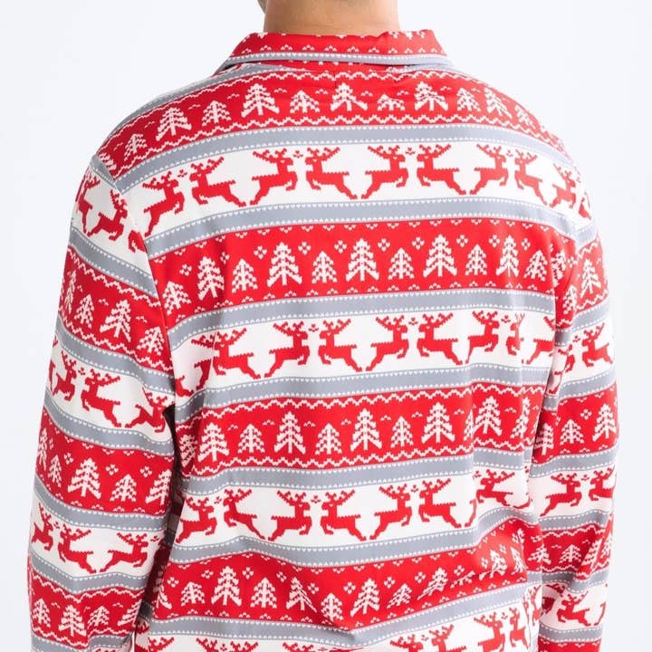Spark Paws - Wholesale Sleepwear Top - Men's - Christmas Pajama Top - Winter Wonderland