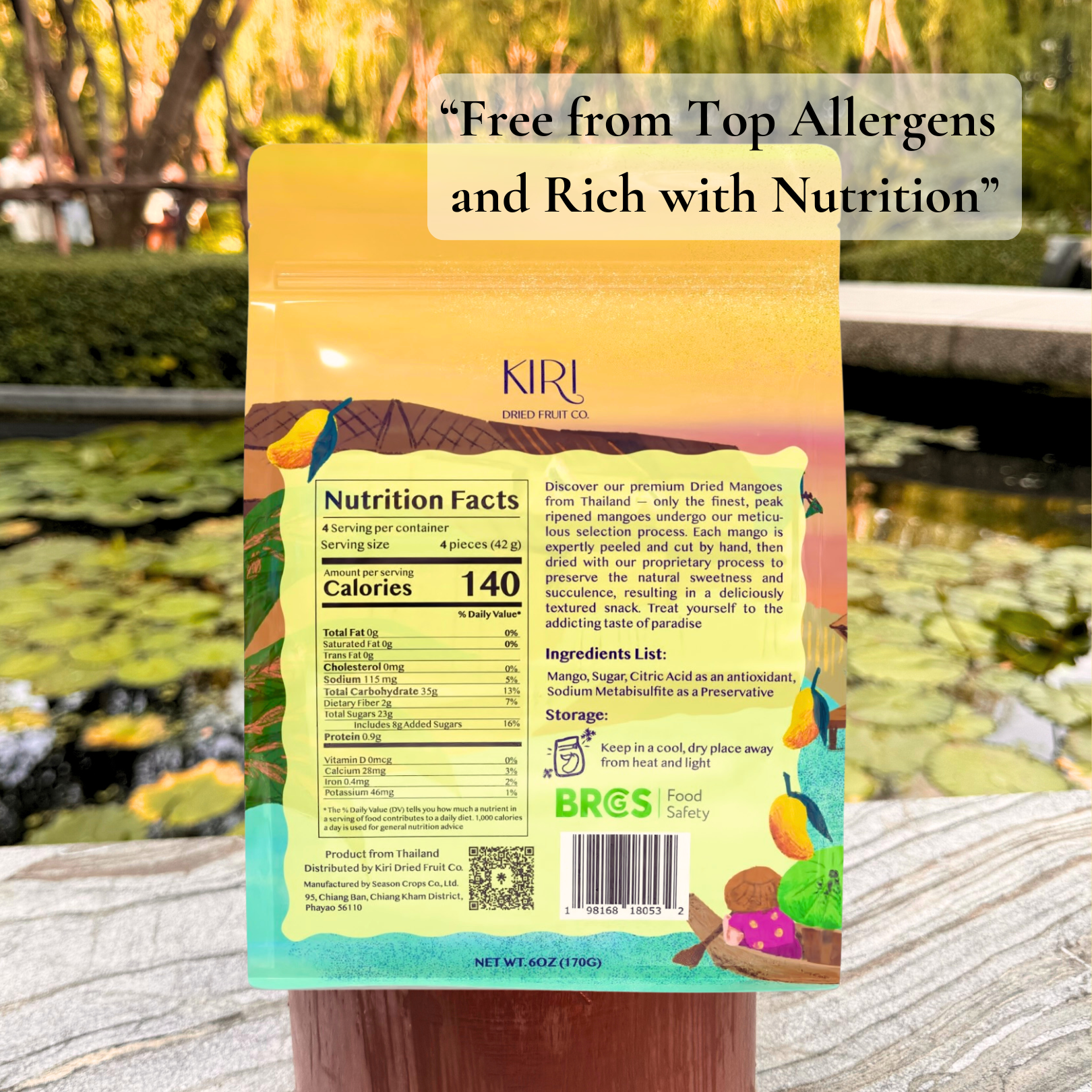 Kiri Dried Fruit Co – Engroshandel Tørret/dehydreret frugt – KIRI Premium Tørret Mango fra Thailand, Blød & Ikke for sød6