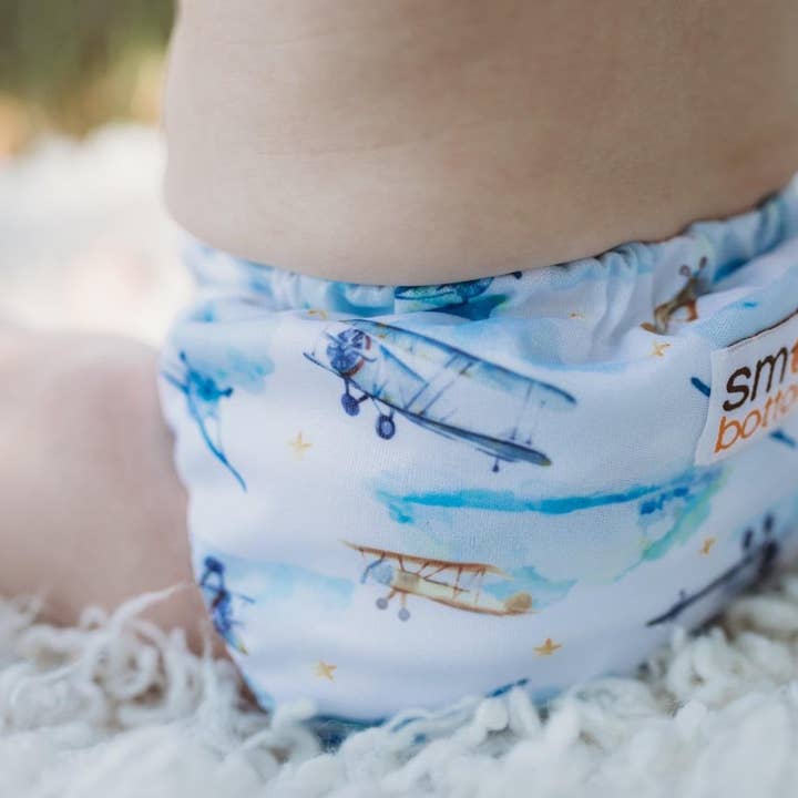 Smart One 4.0 Organic Cotton All-in-One - First Flight for wholesale by Smart Bottoms