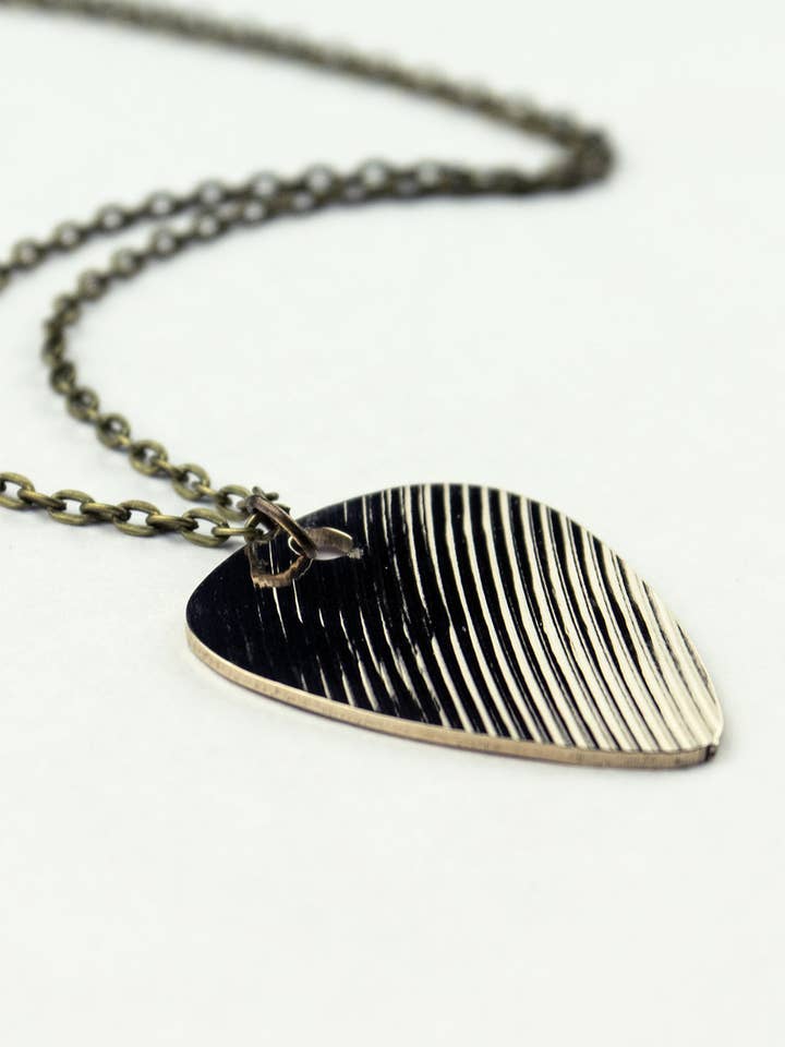 Arpeggio - Reclaimed Cymbal Necklace for wholesale by Full Circle Co.