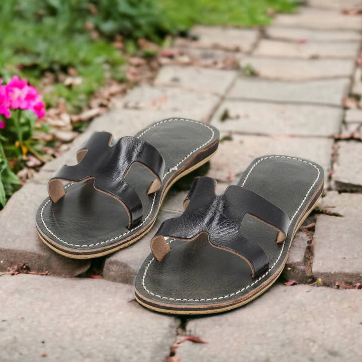 HandmadeBestSeller - Wholesale Sandals – Women's - Moroccan Handmade Leather Sandals, Leather Sandals For Women2