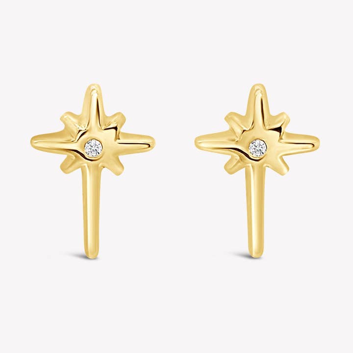 Adoring Star Stud Earring for wholesale by Rizen Jewelry
