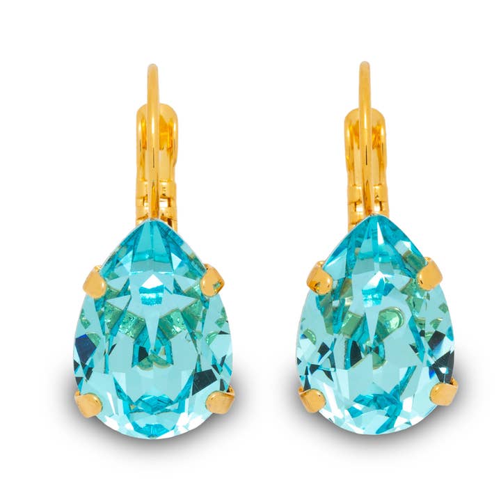 Adele Earrings Aqua for wholesale by French Attic