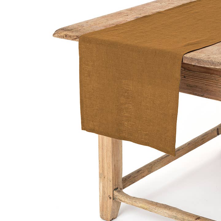 MagicLinen (We handle U.S. import procedures for you) - Vente Chemins de table - Chemin de table en lin de différentes couleurs2