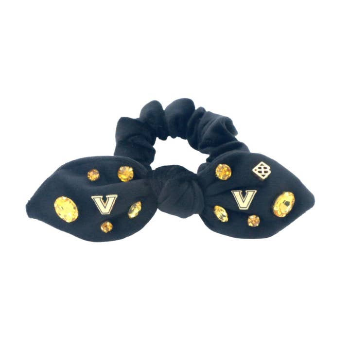Brianna Cannon – Engroshandel Scrunchie – Kvinder – Vanderbilt University sort logo sløjfe scrunchie