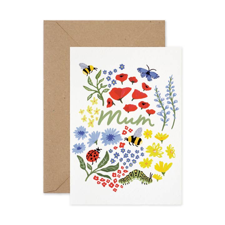 Mum Garden Card for wholesale by Paper Parade Stationers