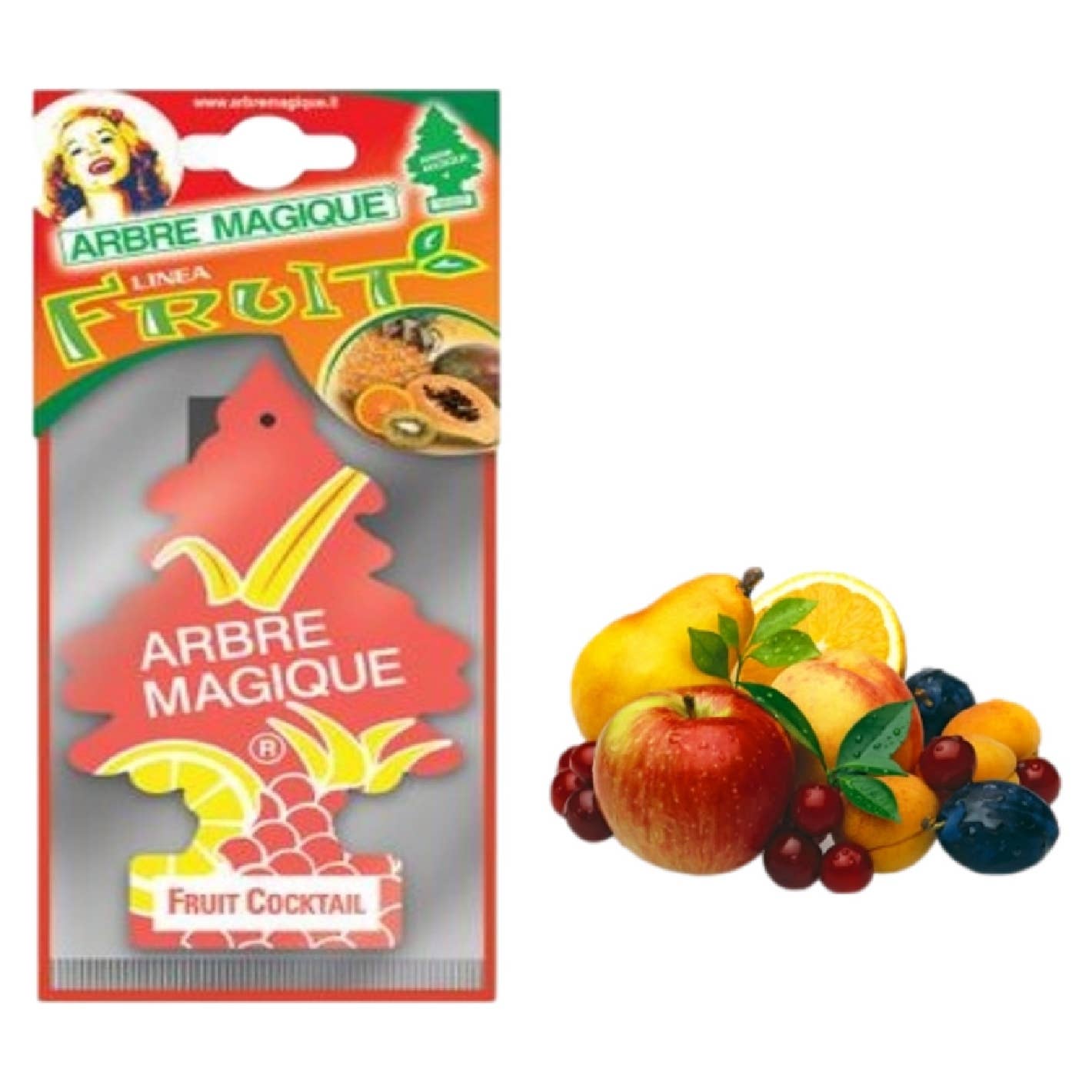Jactal - Wholesale Car Freshener - Unisex - Magic Tree Fruit Cocktail Car Air Freshener0
