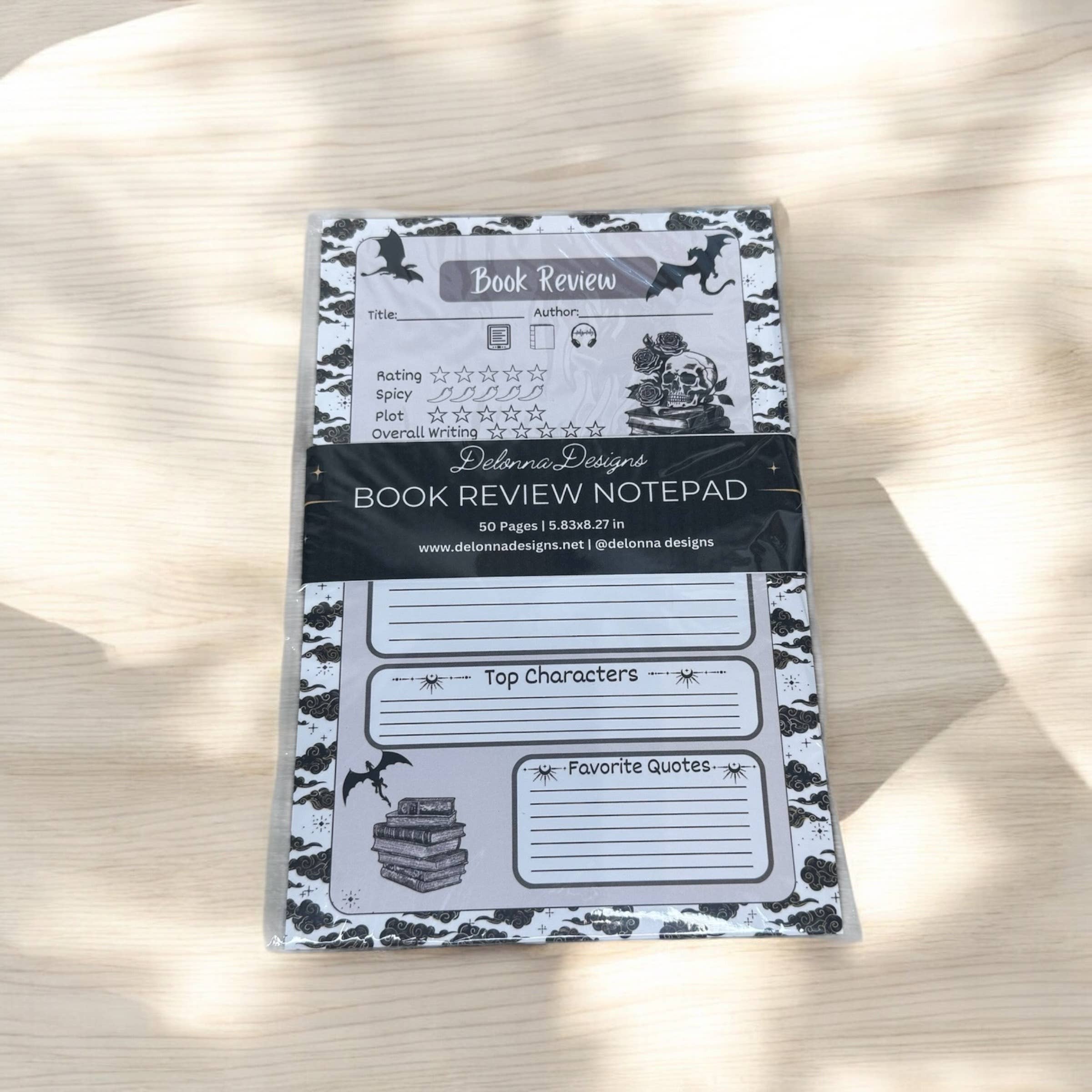 Delonna designs - Vendita all'ingrosso Bloc notes - Blocco note Dark Romance/Fantasy4