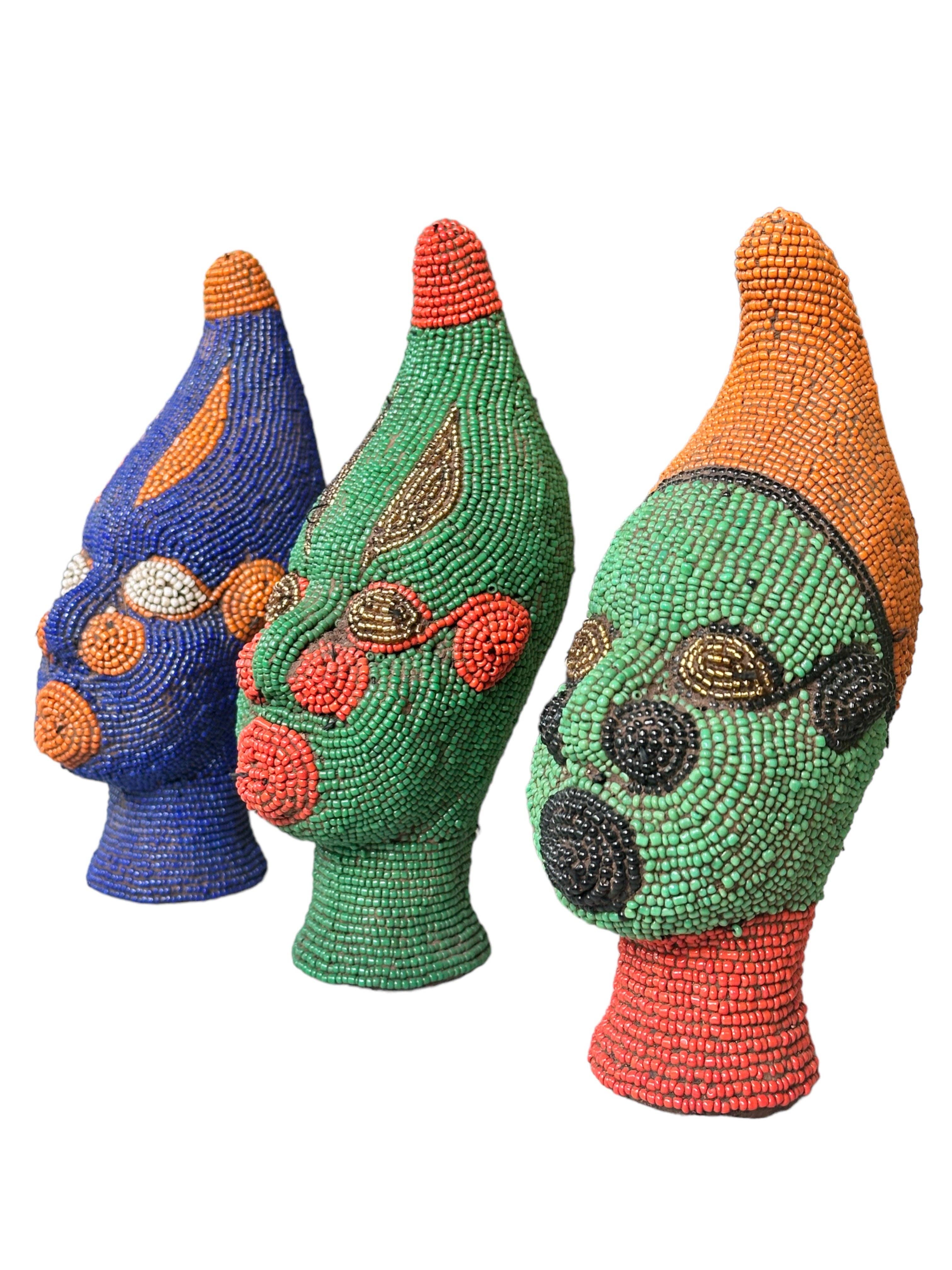 SOUK in the CITY - Wholesale Decorative Figurine - SMALL Bamileke Statues - new design1