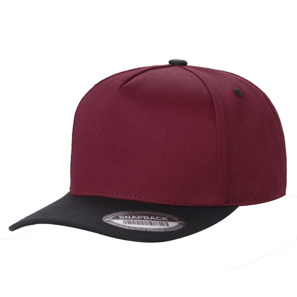 DOBBI - Wholesale Flat Brim Cap - Unisex - 5 Panel Snapback Caps31