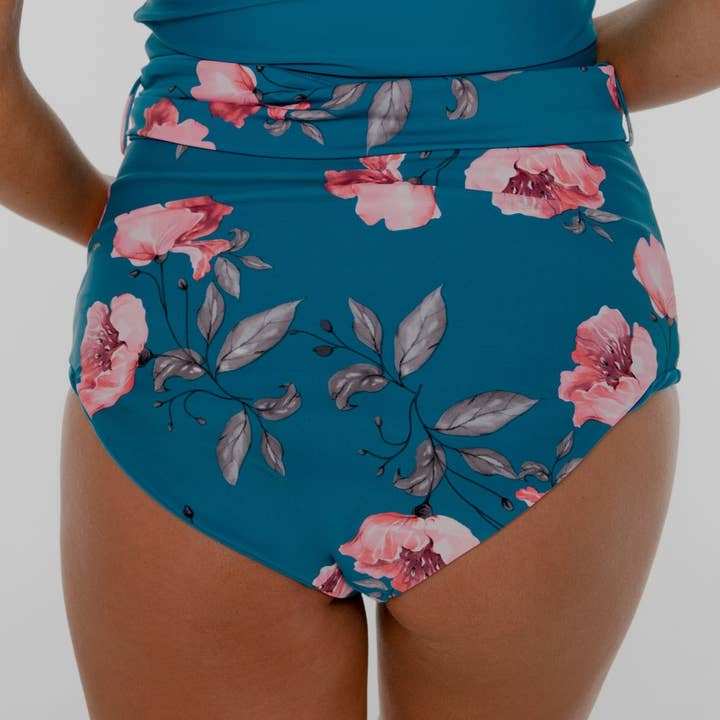 Blue Blue Floral Blue-Floral Reversible High Rise Wrap Front Bottom for wholesale on Faire1