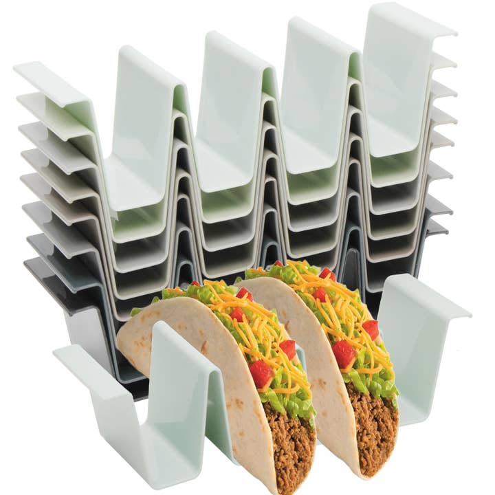 Youngever 8 Pack Plastic Taco Holder Stand - Urban for wholesale by Youngever