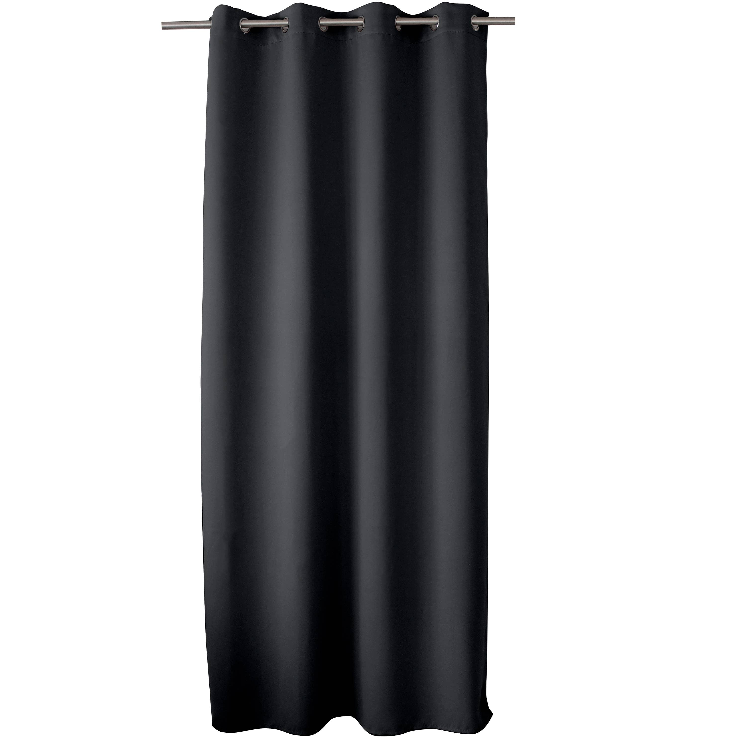 DECOSTARS - CmaDECO - Wholesale Curtain - Blackout Curtain with Grommets, 140x240cm, Liquorice Collection53
