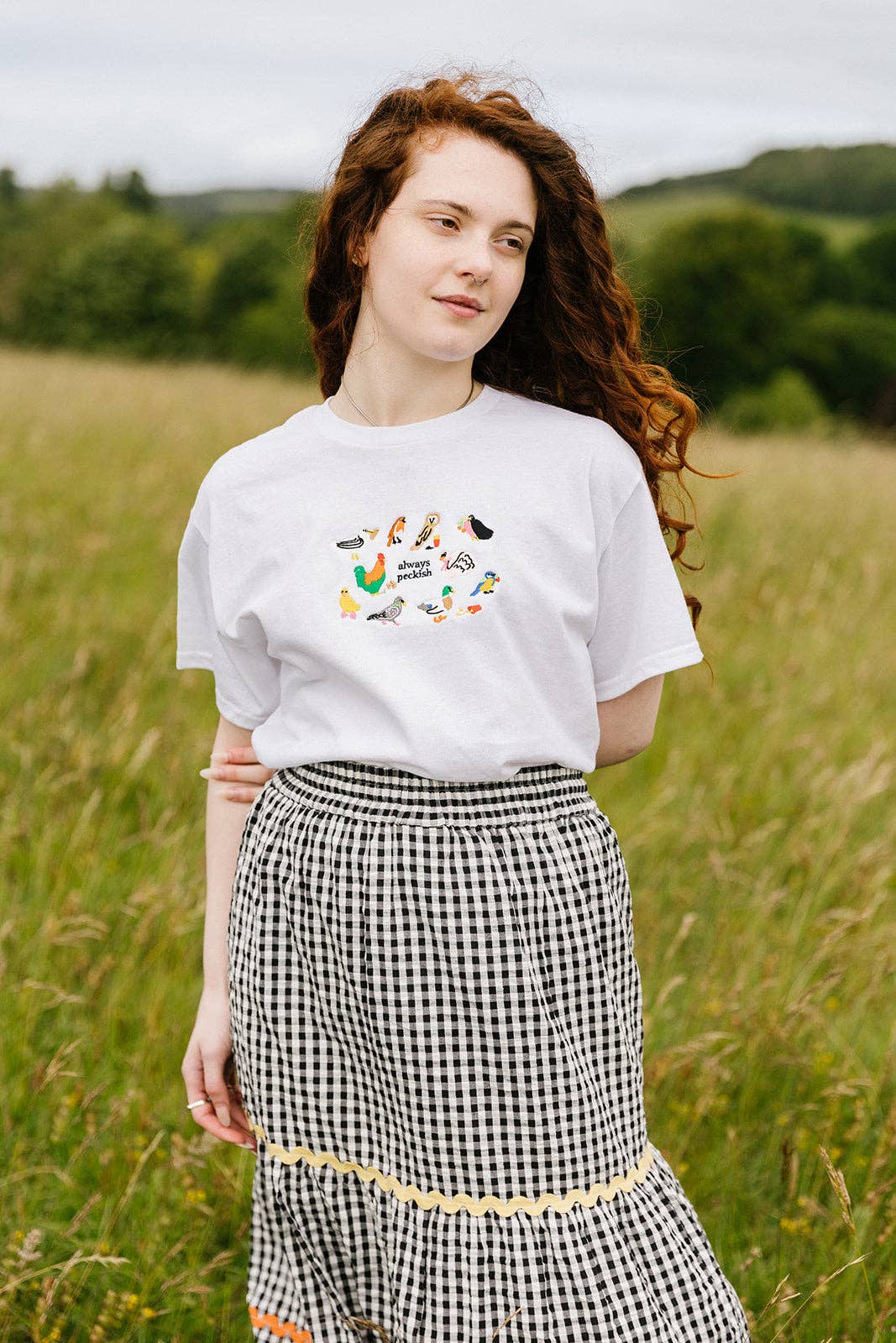 Limpet Store - Wholesale T-Shirt - Women's - Always Peckish Embroidered T-Shirt6