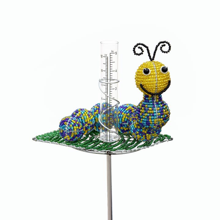 Beadworx By Extol Accessories Ltd. - Wholesale Outdoor Ornament/Decor - Rain Gauge Caterpillar Set of 2