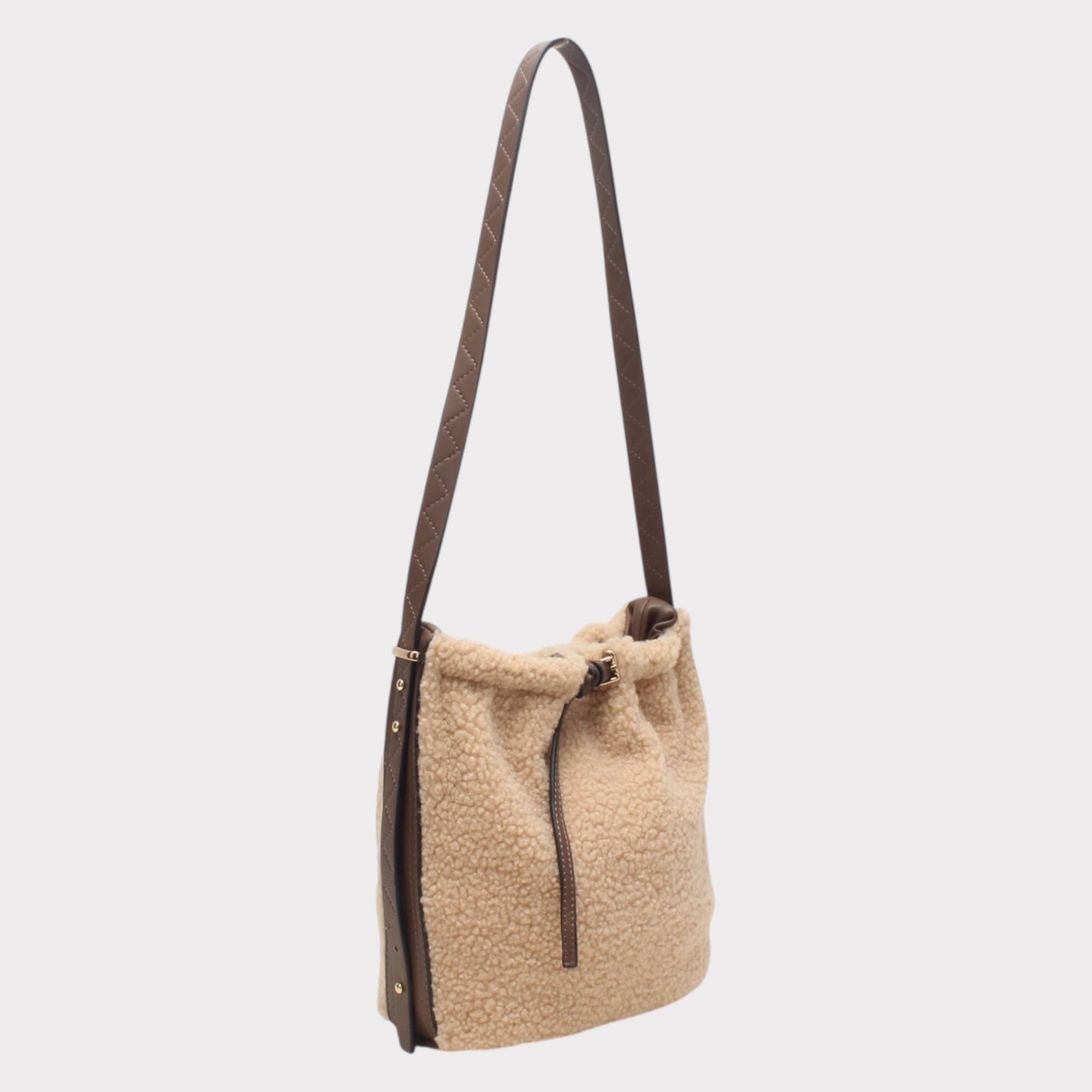 BESTINI - Vente Sac porté épaule – femme - Sac sceau mouton, avec serrage et fermoir aimanté1