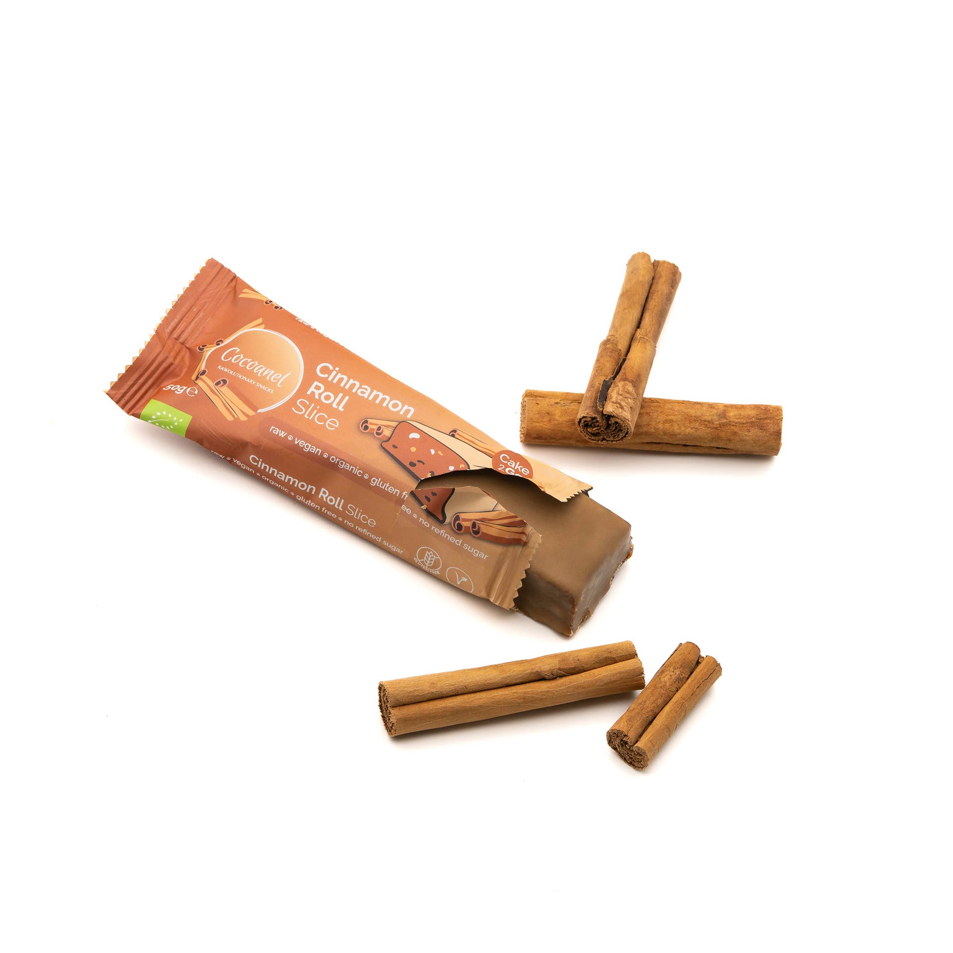 Cocoanel - Wholesale Chocolate Bar - Cinnamon Roll Slice2