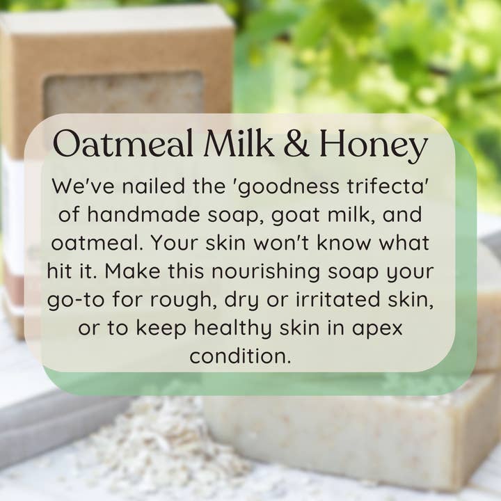 Rock Bottom Soap - Wholesale Bar Soap - Oatmeal Goat Milk Soap1