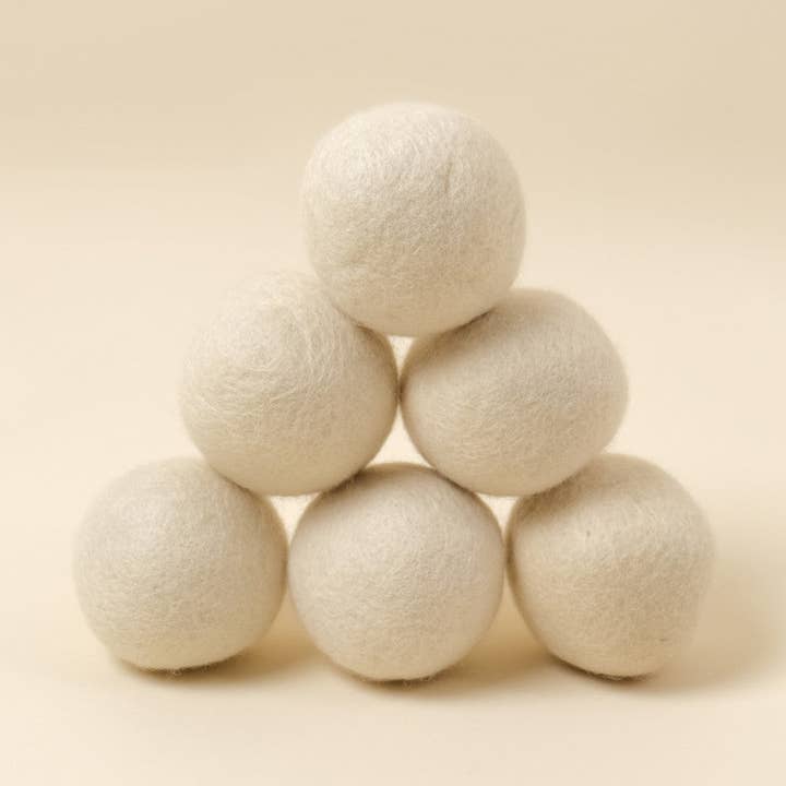 Babu - Wholesale Dryer Balls - NZ Wool Dryer Balls (6 Pack)0
