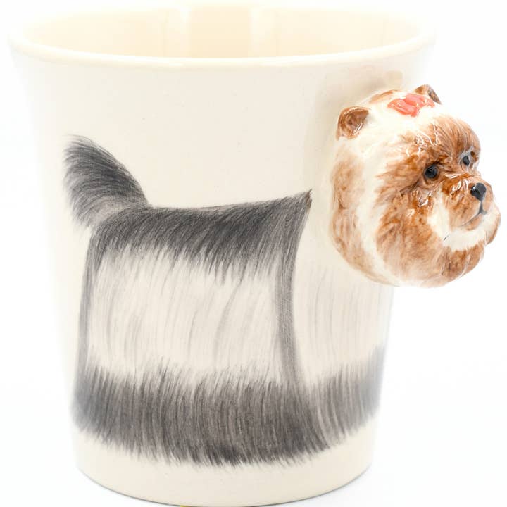 Mug00 York Shine Terrier Mug - 10 oz for wholesale by Art Floral Trading LLC