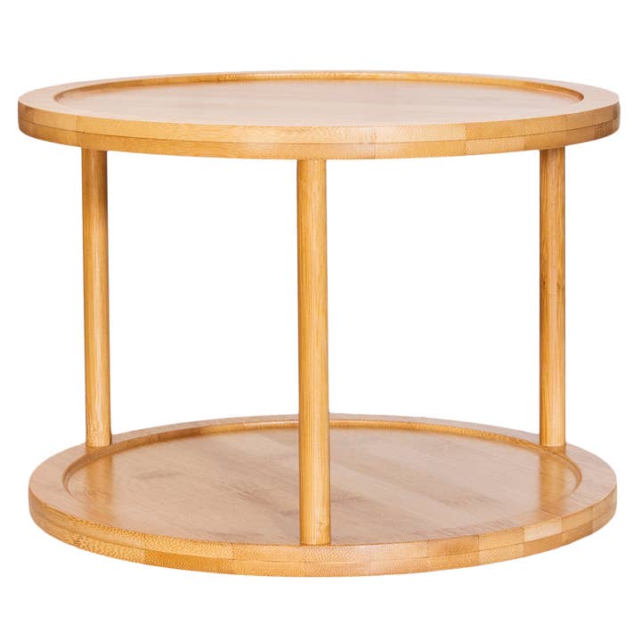 Totally Bamboo - Wholesale Lazy Susan - TB Home Two-Tier Lazy Susan Turntable