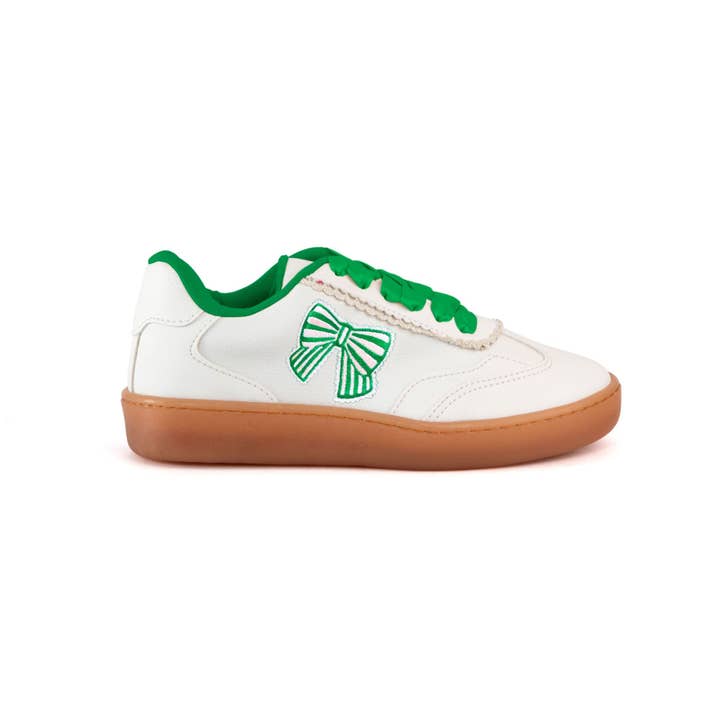 Maker's Shoes - Wholesale Lifestyle Sneakers - Women's - Jessie 2 Women’s Gameday Embroider Bow Sneakers–Double Laces6