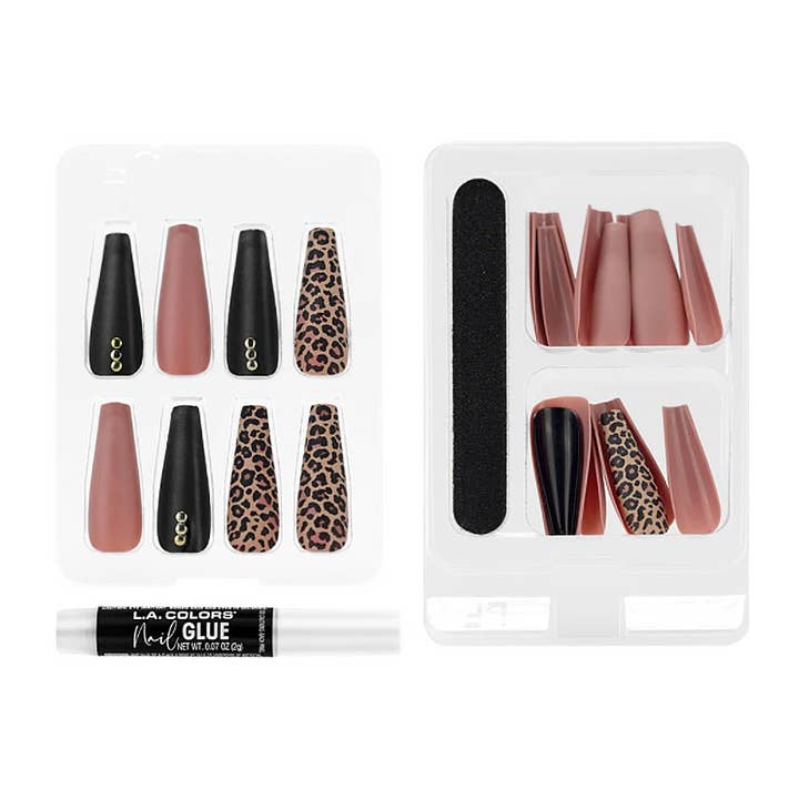 PINEAPPLE Beauty - Wholesale Press-On/Fake Nails - LA Colors CNT359 Lavish Luxe Nail Tip Kit Wild Rush - 3pc