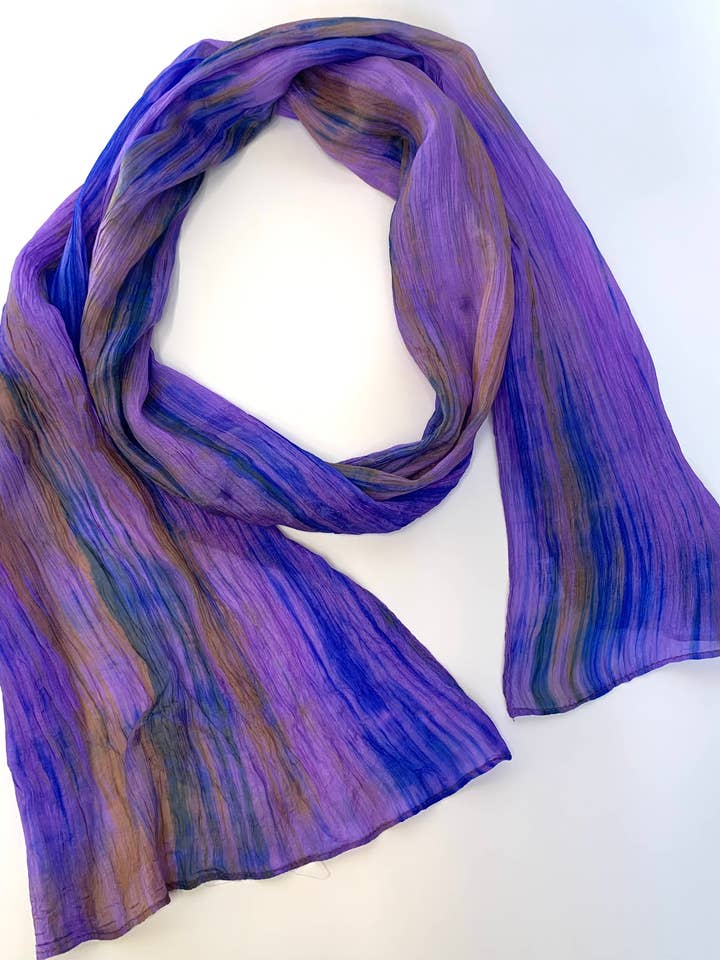 SC5100 #389 WATERCOLOR SKINNY / DEEP LAVENDER & BLUE for wholesale by LUA