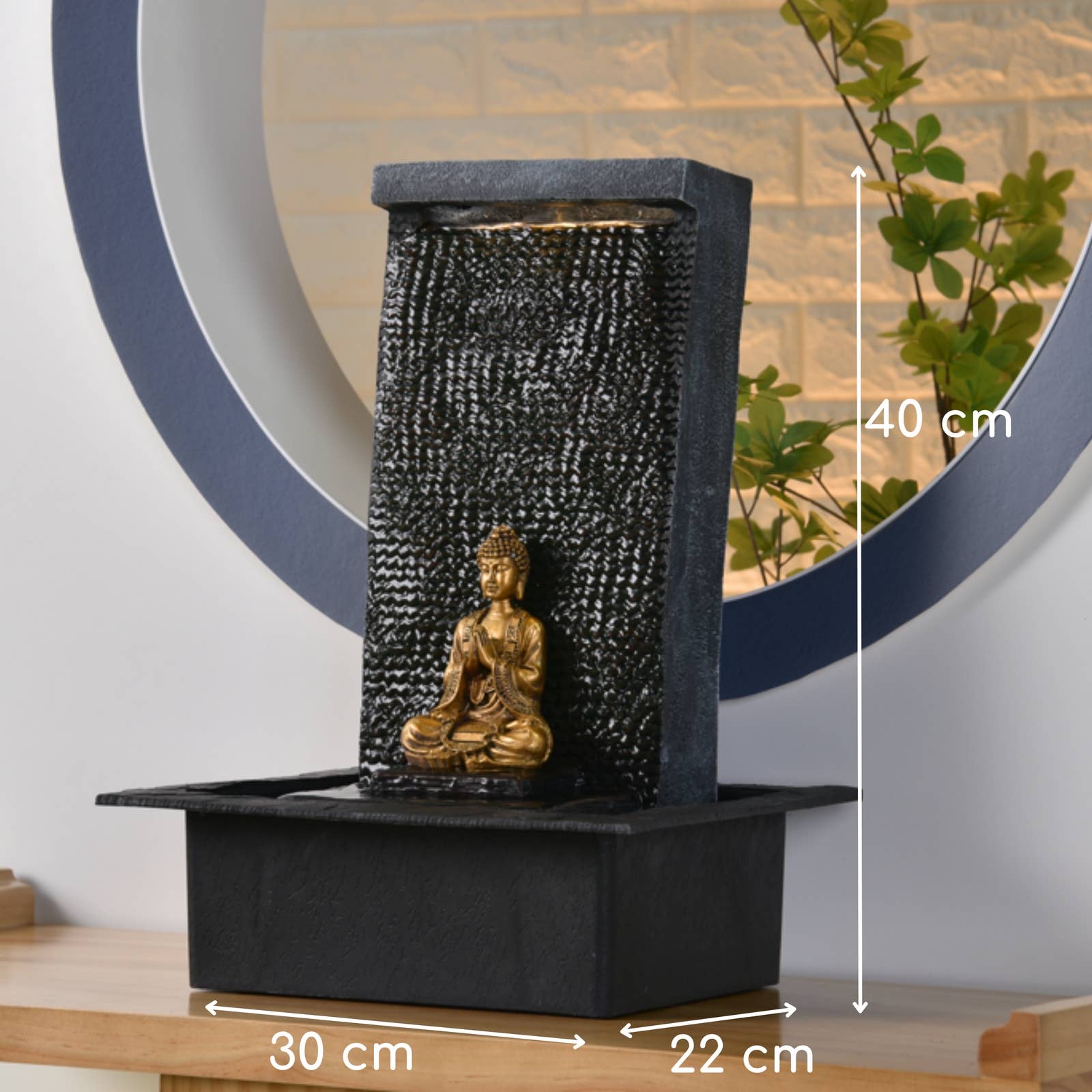 Zen'Arôme - Wholesale Decorative Tabletop Object - Feng Shui Decoration Indoor Fountain Buddha Zenitude3