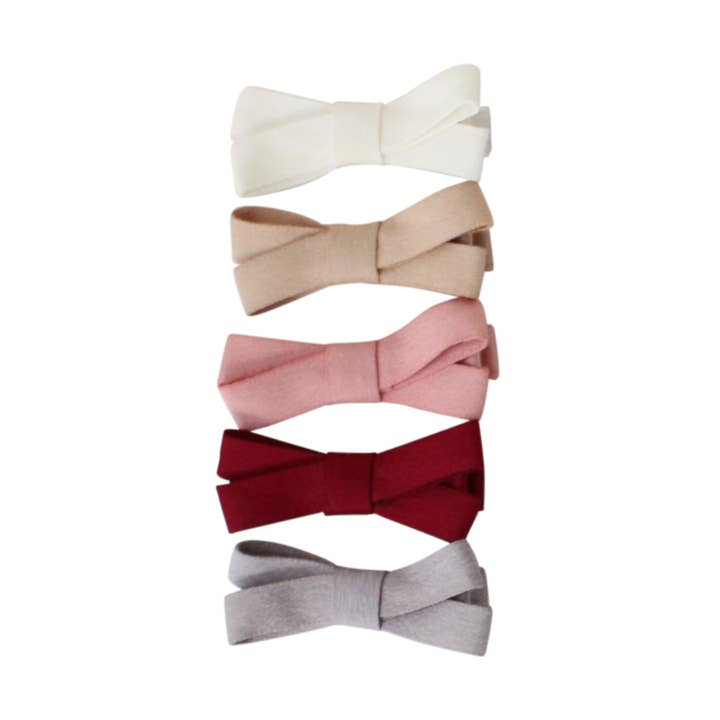 Clip de bebé de ante para venta al por mayor de Bows Arts