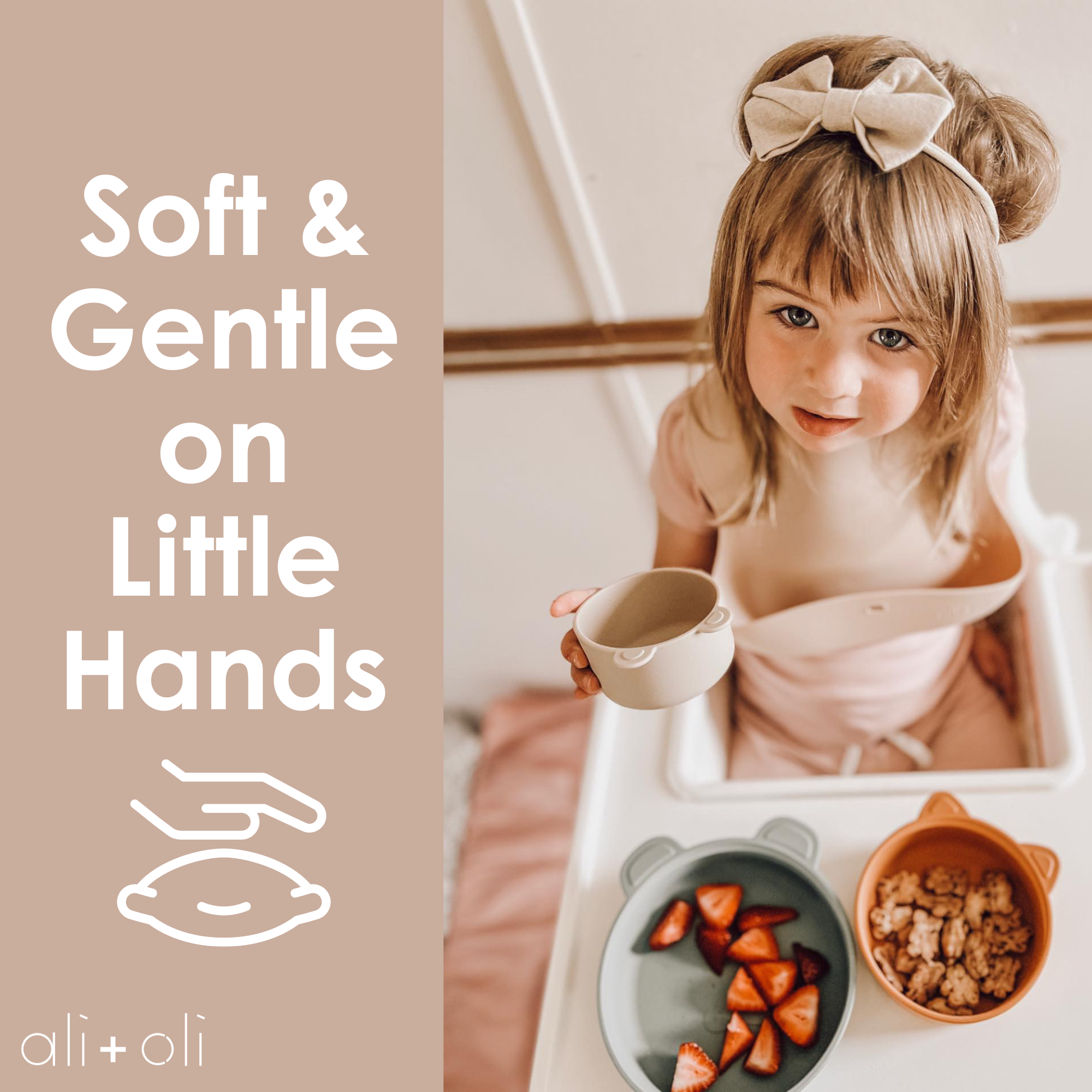 Ali+Oli - Wholesale Snack Box - Kids & Baby - Ali+Oli (3pc) Stackable Snack Bowl Set ( Blue Horizon)5