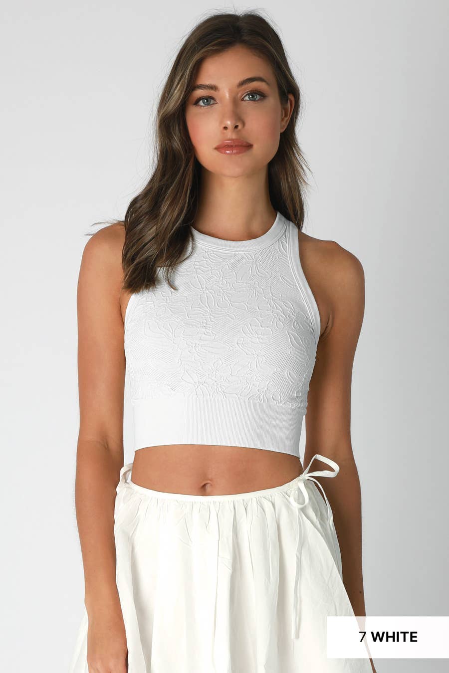 NIKIBIKI - Wholesale Knit Top - Women's - NS8330 - Lace High Neck Crop18