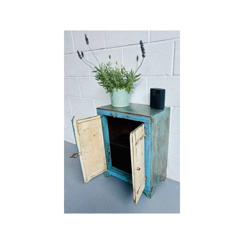 Paloma Black (Casa Natura Design, S.L.) - Vendita all'ingrosso Armadietto - Piccolo armadietto indiano originale ideale come comodino