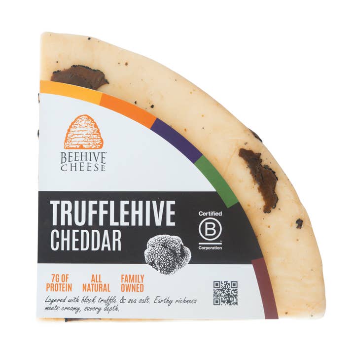 Trufflehive Cheddar 1/5LB Case for wholesale by Beehive Cheese Co. LLC