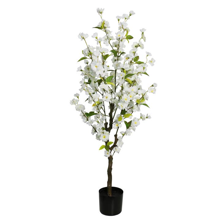 Boker-Tov Shalom - Wholesale Artificial Flowers - White Eternal Spring Cherry Blossom Tree