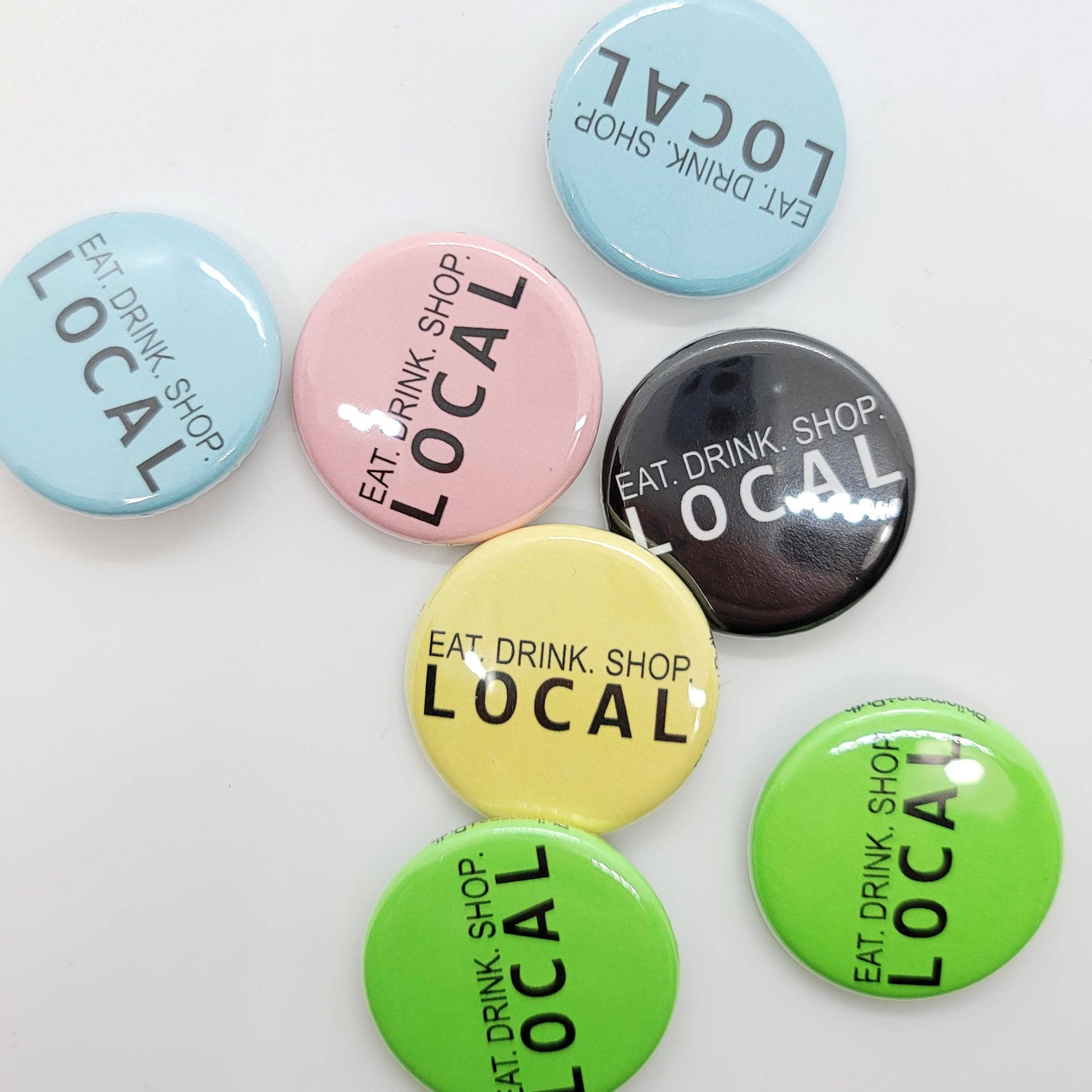 Hardworking Stoner - Vendita all'ingrosso Portachiavi - Unisex - MANGIARE. BERE. NEGOZIO. LOCAL - pulsante o portachiavi2