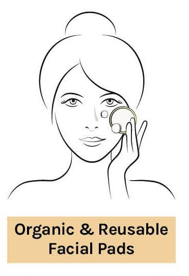 Lindo - Wholesale Cotton Pad - Ecopro Bamboo Cotton Facial Pad (Organic & Reusable) 8pcs/pk1