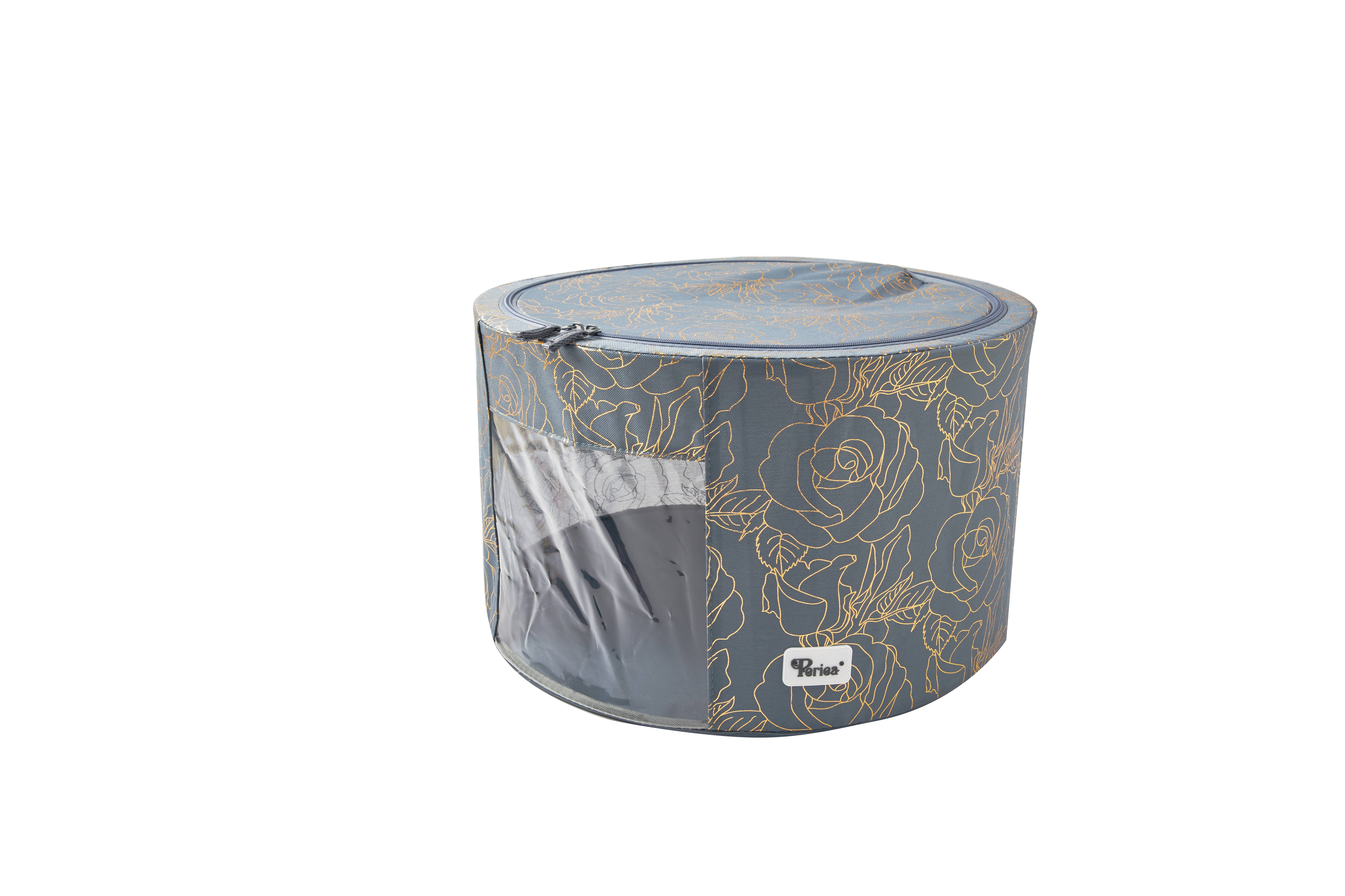Periea – wholesale Storage Bin – Periea Round Folding Storage Box - Abby5