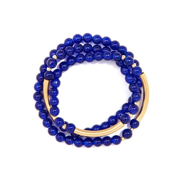 ZENZII Jewelry – Großhandel Perlenarmband – Glänzend und Gold Perlen Wrap Armband Schmuck20