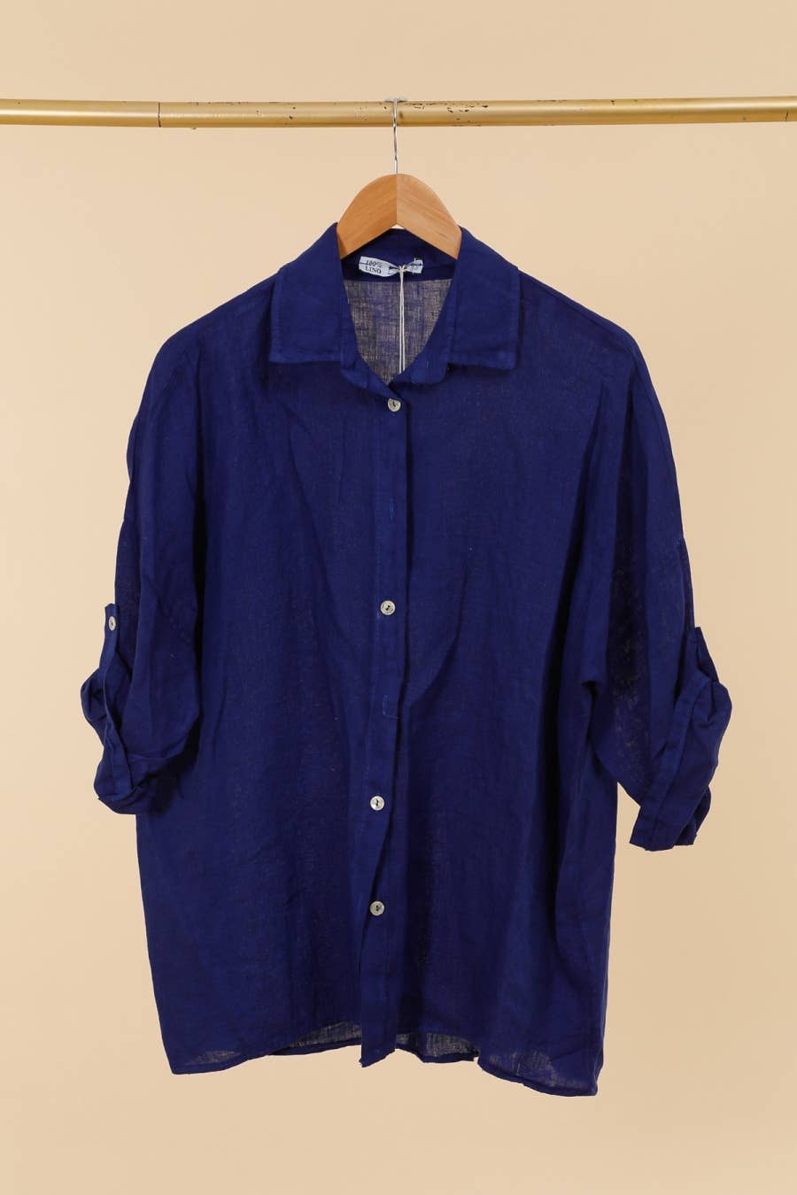 la maison des fibres naturelles - Wholesale Button Down Shirt - Women's - 620090u 100% linen shirt made in Italy18