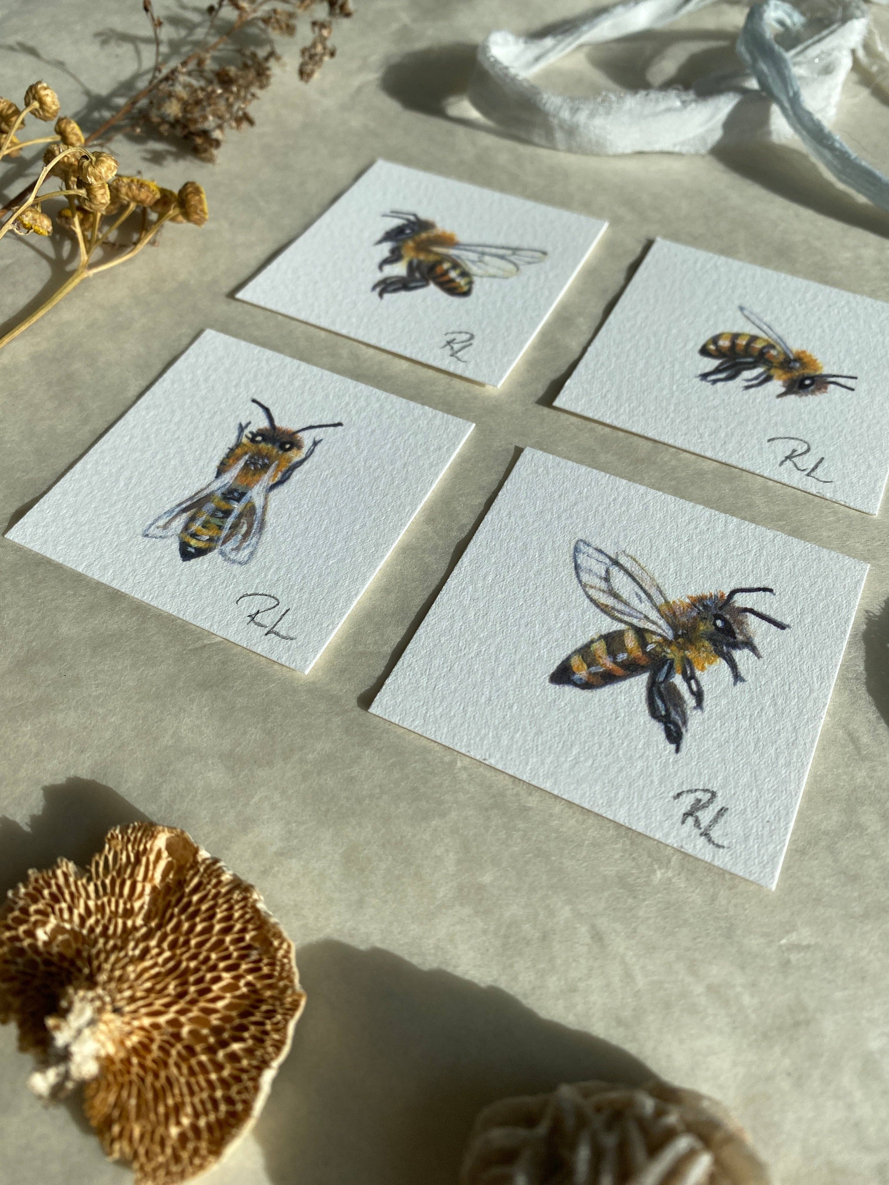 Rebekah Lowell Creative Studio - Wholesale Art Print - Honeybees Little Print10