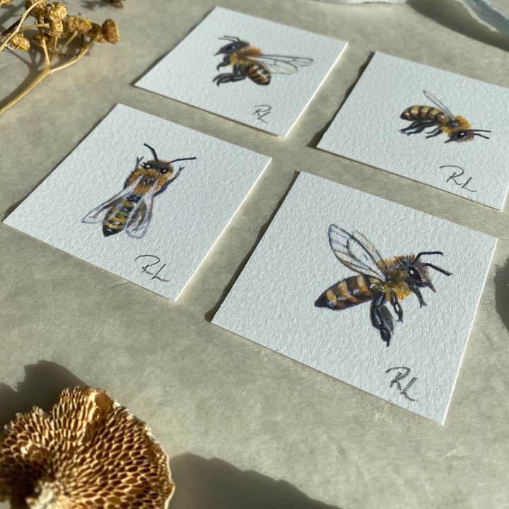 Rebekah Lowell Creative Studio - Wholesale Art Print - Honeybees Little Print10