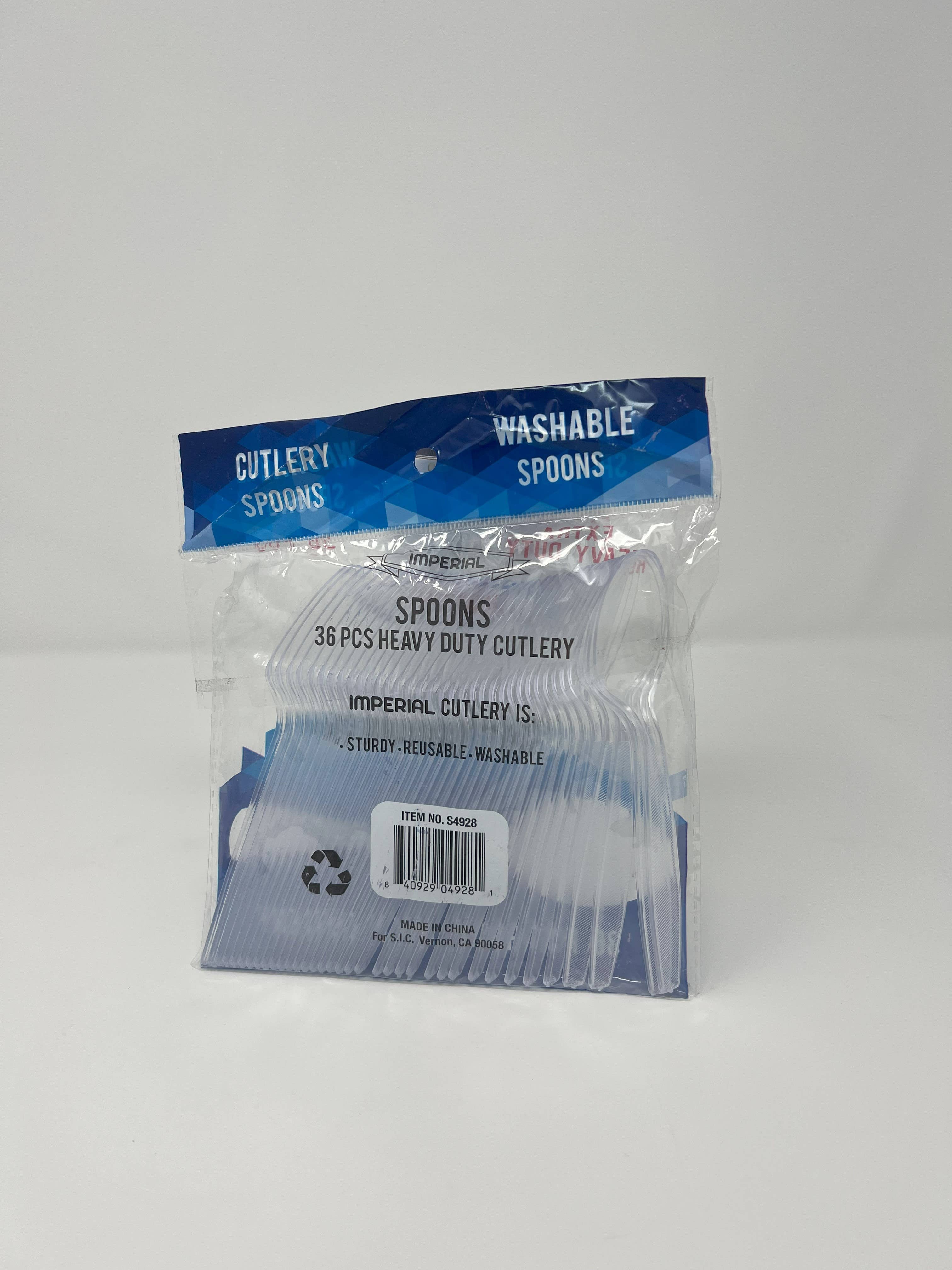 USA HomeMax - Wholesale Assorted Cutlery Set - Imperial Heavy Duty 36 Pcs Spoons Cutlery Sturdy Reuseable 1