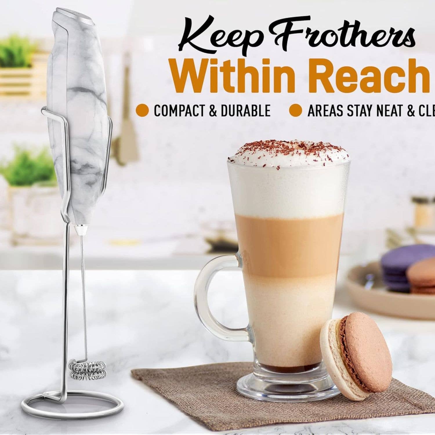 Zulay Kitchen - Wholesale Kitchen Tool/Gadget -  Zulay Ultra Milk Frother Stand16